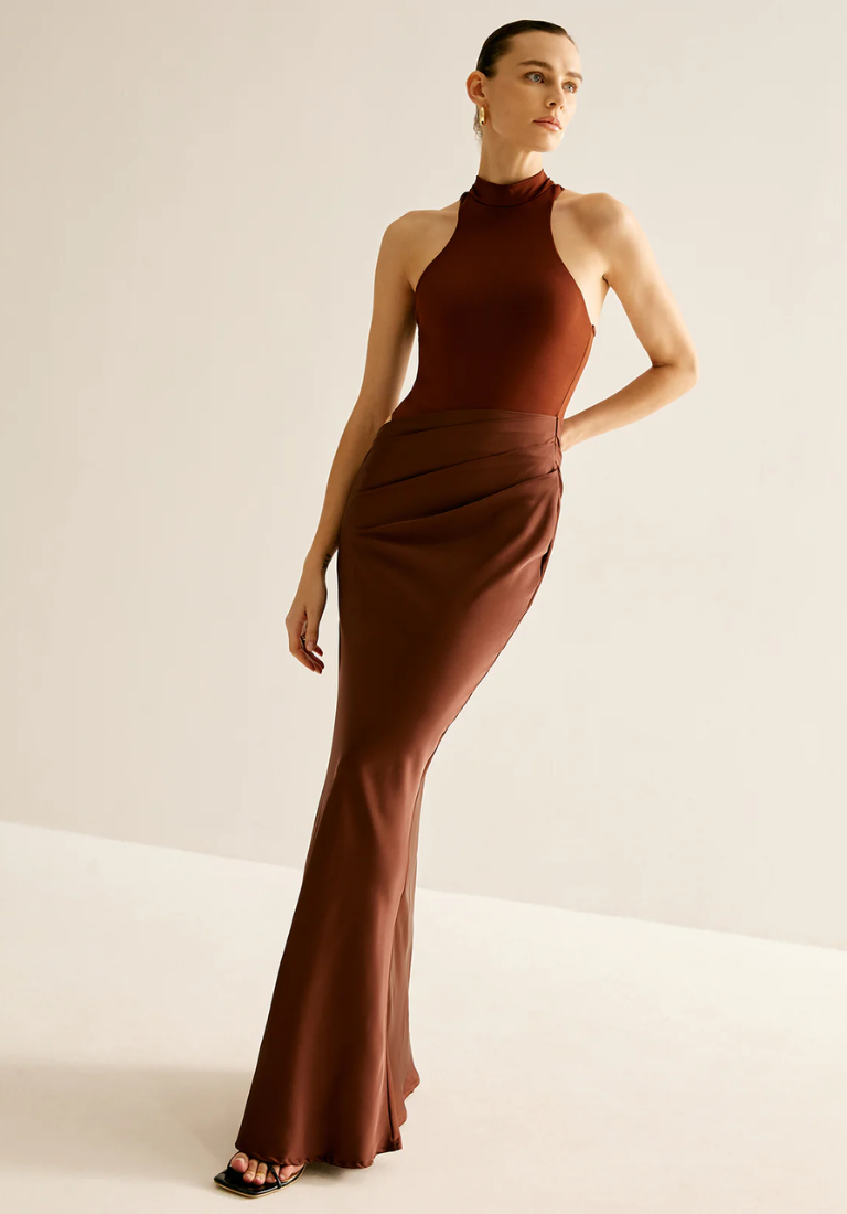 Cutout Panel Maxi Dress®
