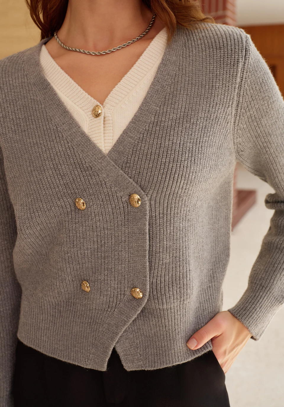 Lapel Cardigan®