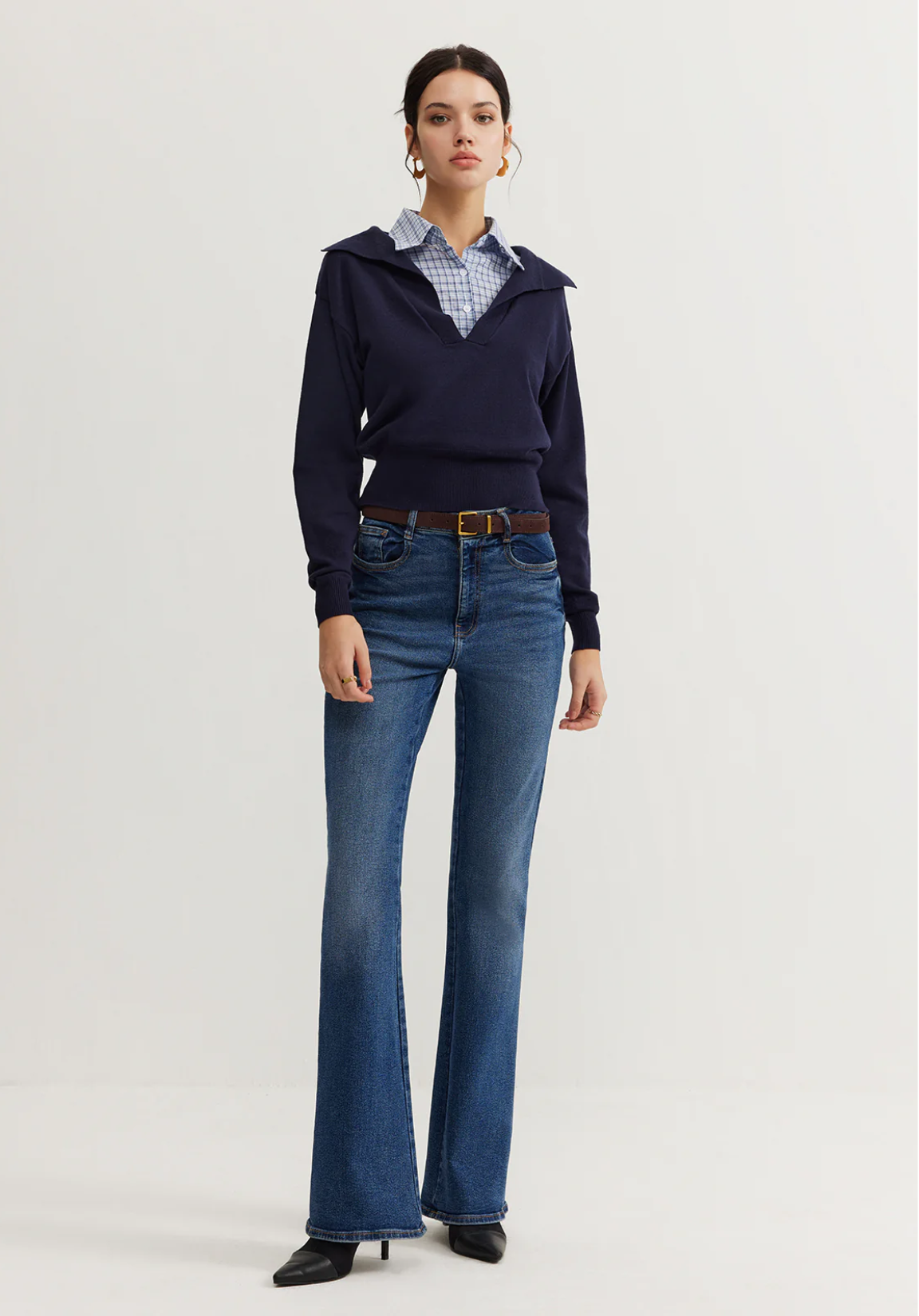 Lapel Knit Top®