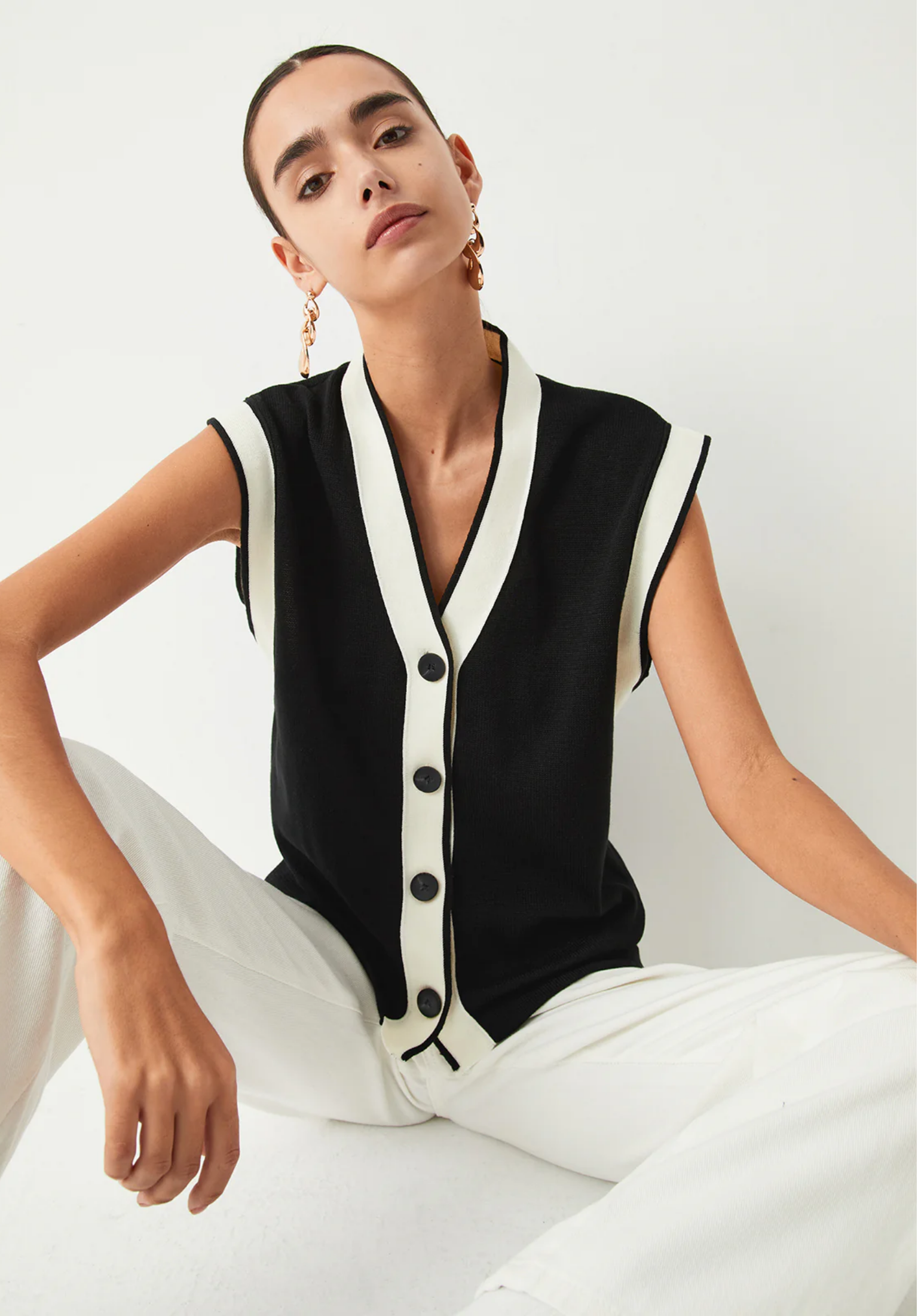 Contrast Cardigan®