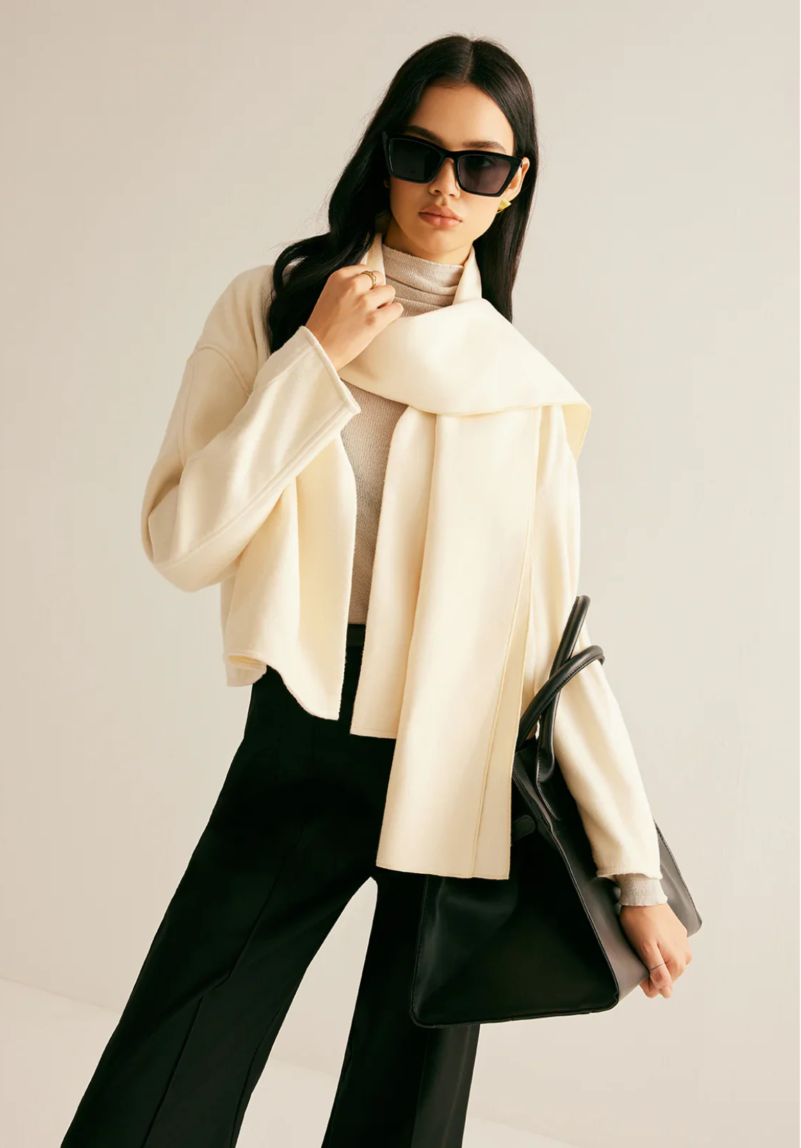 Short Coat With Scarf®