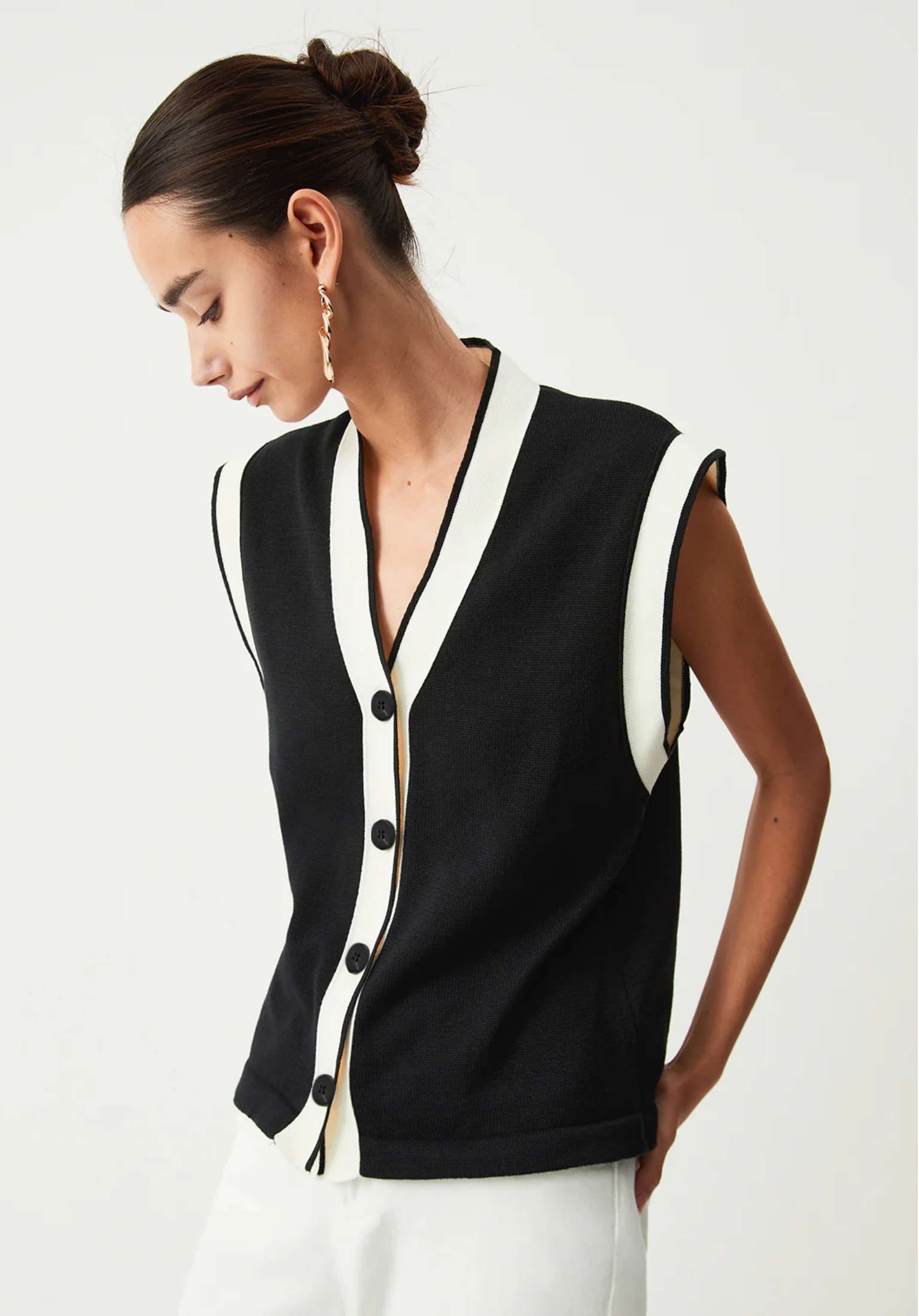 Contrast Cardigan®