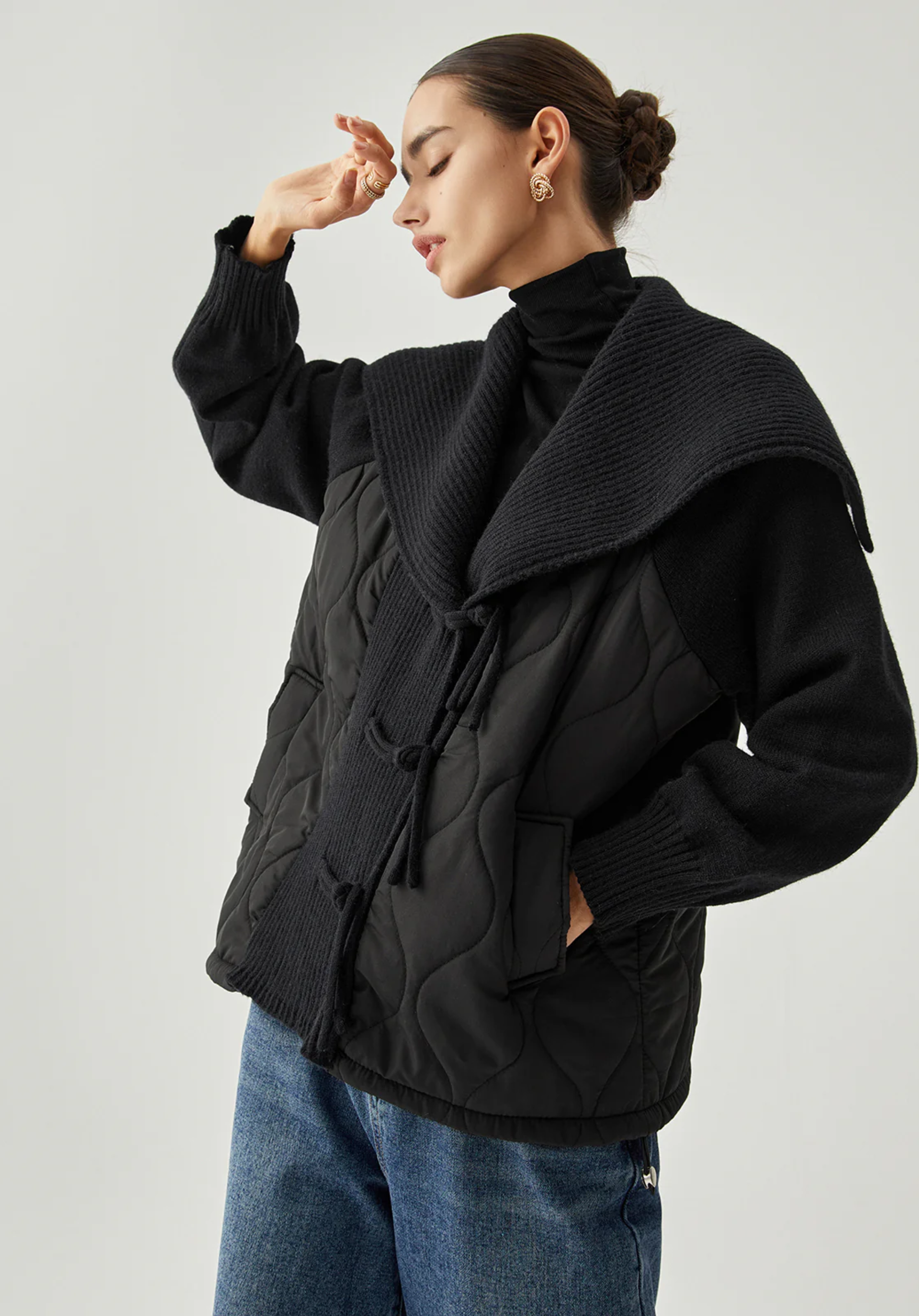 Patchwork Collared Coat®