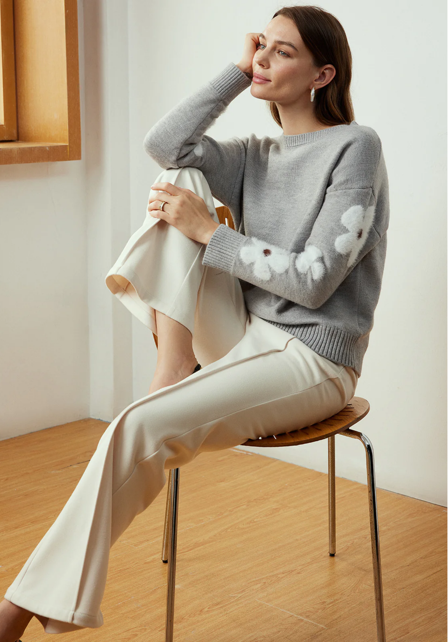 Floral Knit Sweater®