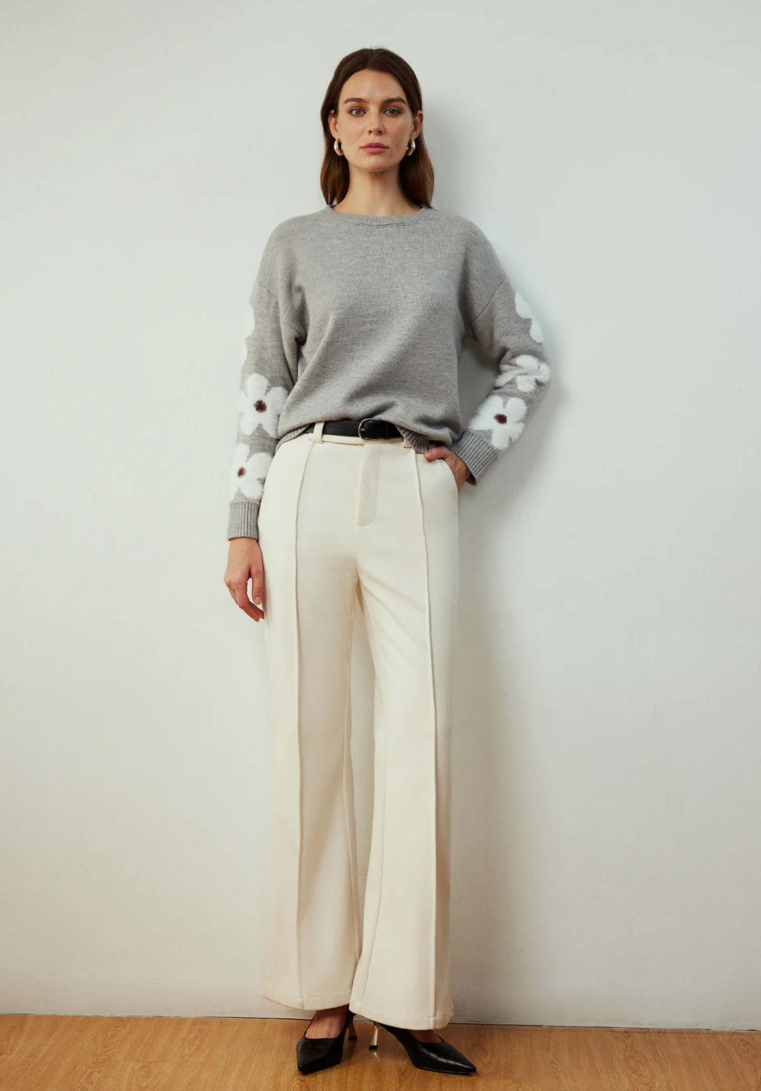 Floral Knit Sweater®